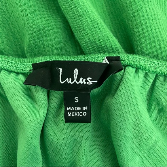 Lulus Daily Persona Green Textured Skater Mini Dress 37366 - Picture 6 of 10
